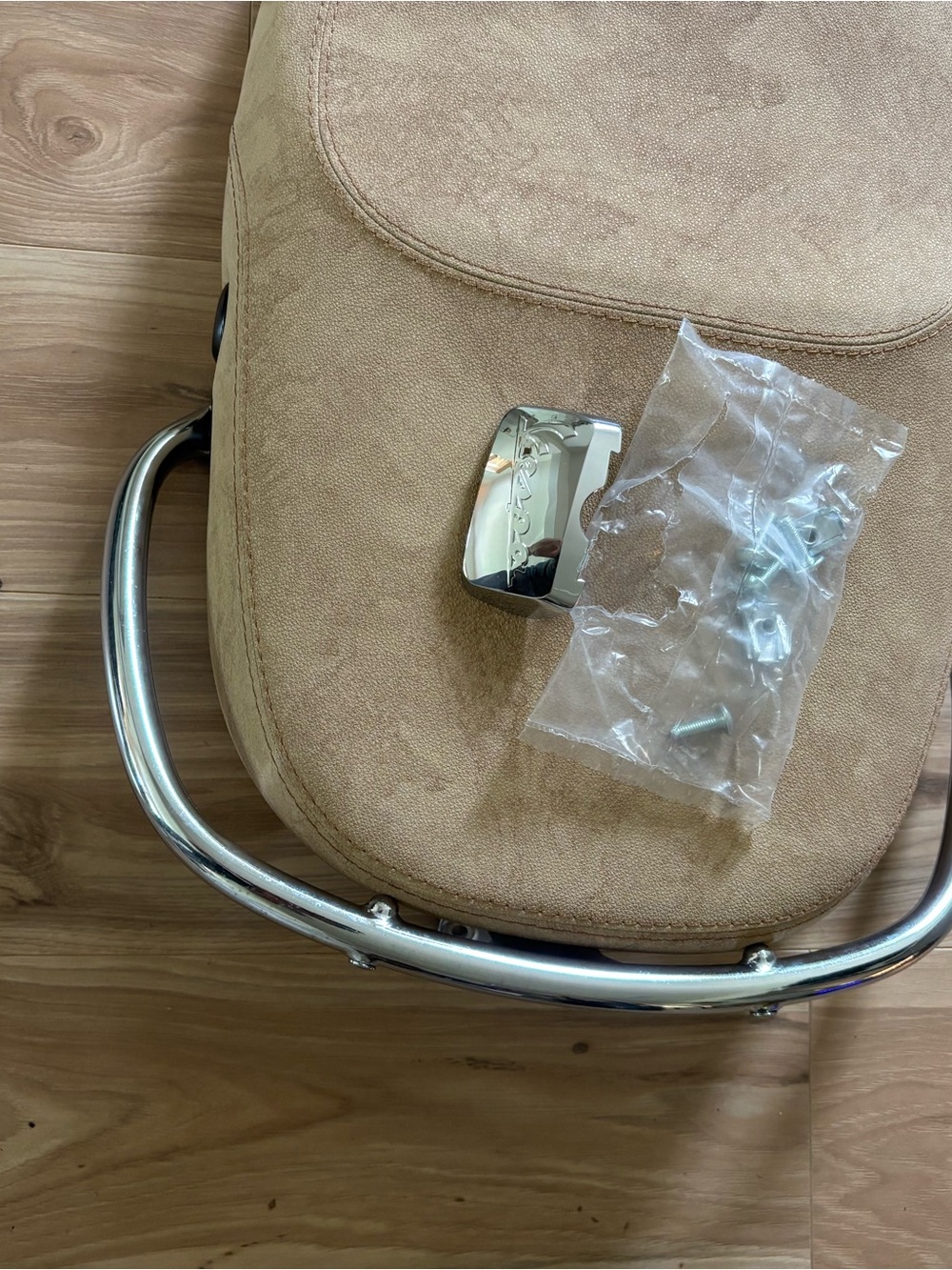 Beige Home Ottoman Seat Replacement Cushion